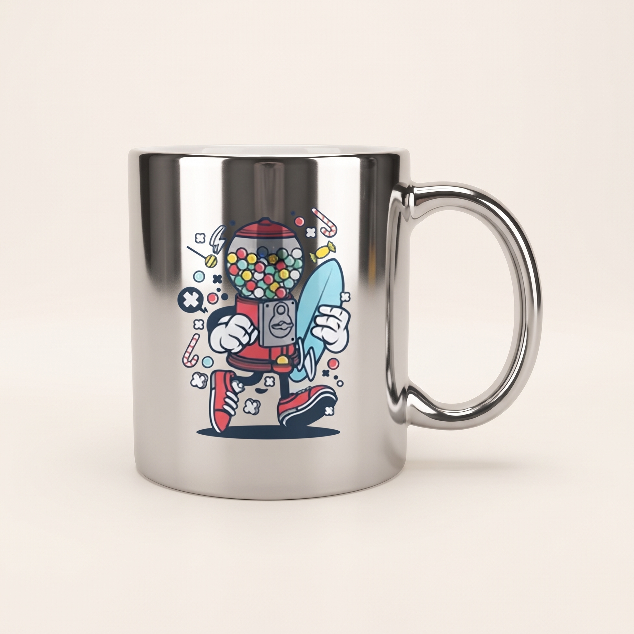 Mug Metalizado Astronauta